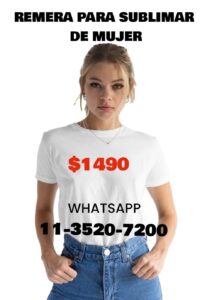 remeras para sublimación