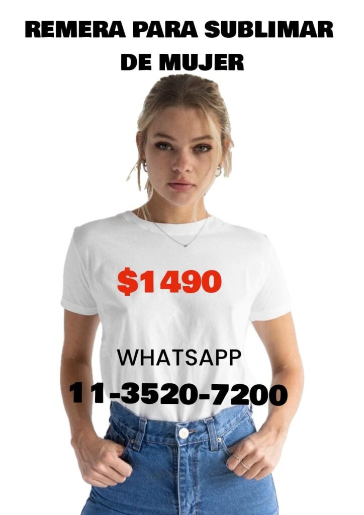 remeras para sublimación