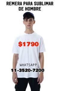 remeras para sublimación
