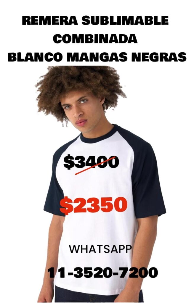 remeras para sublimación